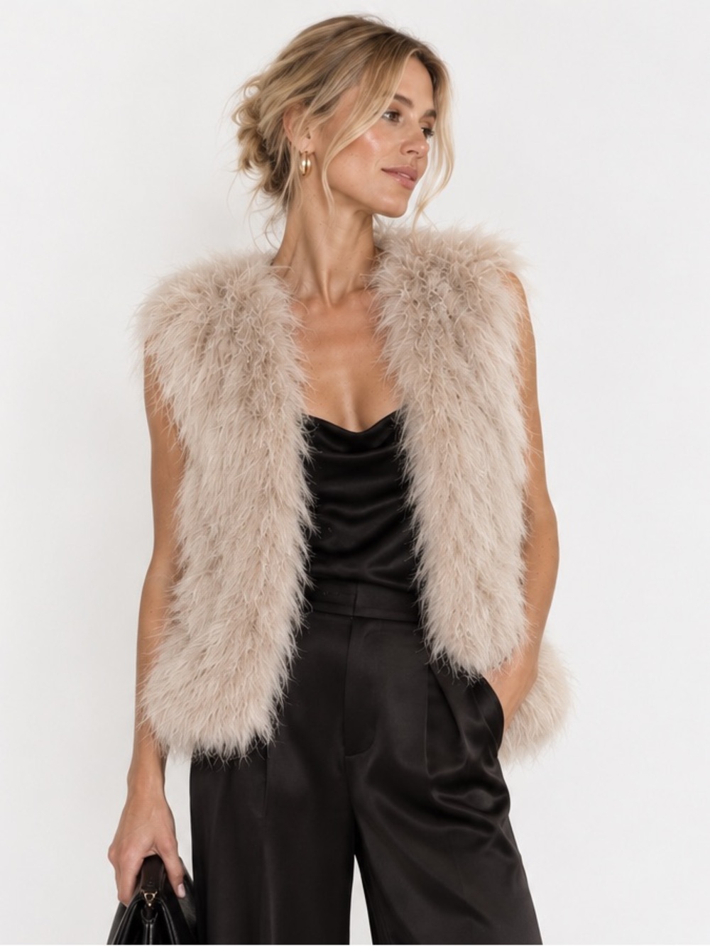 Club Monaco Feather Vest